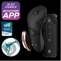 Вибромассажер Satisfyer LITTLE SECRET, силикон, чёрный, 8 см