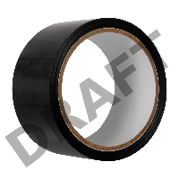 BONDAGE TAPE - BLACK Самоклеящаяся лента для связывания, черная