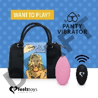 Розовый вибромассажер в трусики с пультом ДУ Panty Vibe Remote Controlled Vibrator
