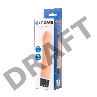 Реалистичный вибратор TOYFA  A-Toys Bolv, силикон, телесный, 19,3 см