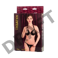 БДСМ бикини TOYFA Theatre, OS, черный