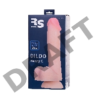 Фаллоимитатор RealStick Silicone Henry C, телесный, 25 см