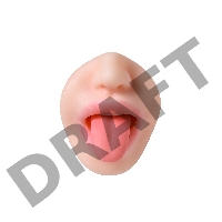Мастурбатор реалистичный TOYFA Juicy Pussy Fruity Tongue, рот и вагина, TPE, телесный,19 см