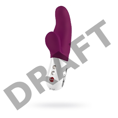 Вибратор Fun Factory MiSS BI, силикон, красный, 17 см