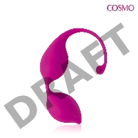 Ярко-розовые фигурные вагинальные шарики Cosmo