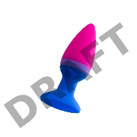 Анальная втулка Beyond by Toyfa, Brian, силикон, розовая, 7 см