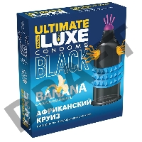 Презервативы Luxe BLACK ULTIMATE Африканский Круиз (Банан)