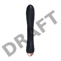 Нереалистичный вибратор WANAME D-SPLASH STREAM, силикон, черный, 21 см