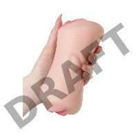Мастурбатор реалистичный TOYFA Juicy Pussy Pretty Mouth, рот и вагина, SoftSkin, телесный,17 см