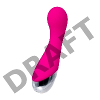 Стимулятор точки G L'EROINA Rolly, силикон, розовый, 15 см