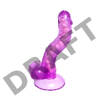 Реалистичный фаллоимитатор A-Toys by TOYFA Celiam, TPE, фиолетовый, 20,5 см