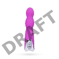 Вибратор TOYFA Dolce Leo, силикон, розовый, 16,5см
