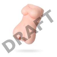 Мастурбатор реалистичный TOYFA Juicy Pussy Cherry Ripe, SoftSkin, телесный, 15см