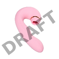 Многофункциональный стимулятор клитора JOS JUNA, розовый, 15 см