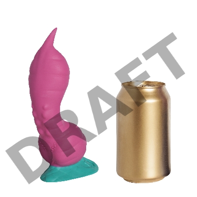 Розовый фаллоимитатор Крок Small - 21 см.