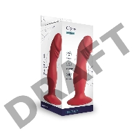 Анальная пробка Hercules, диаметр 3,5 см, длина 16 см , цвет бордовый