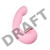 Многофункциональный стимулятор клитора JOS JUNA, розовый, 15 см