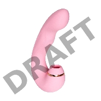 Многофункциональный стимулятор клитора JOS JUNA, розовый, 15 см