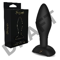Черная силиконовая мини-пробка Silicone Butt Plug
