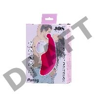 Клиторальный вибратор в трусики JOS Pansy, силикон, розовый, 8 см