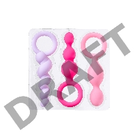 Набор анальных плагов Satisfyer, силикон, ассорти, 13,5 см.