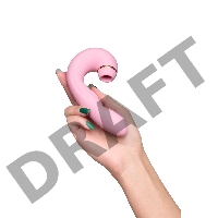 Многофункциональный стимулятор клитора JOS JUNA, розовый, 15 см