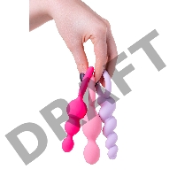Набор анальных плагов Satisfyer, силикон, ассорти, 13,5 см.
