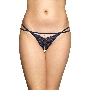 Стринги с украшением SoftLine Collection, синий, M/L