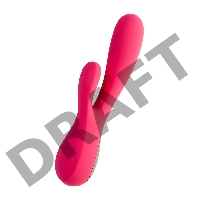 Нереалистичный вибратор Satisfyer Mono Flex, силикон, красный, 20,4 см.