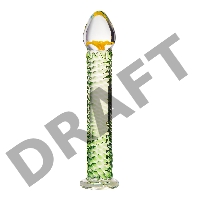 Нереалистичный фаллоимитатор Sexus Glass, стекло, прозрачный, 16,5 см