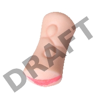 Мастурбатор реалистичный TOYFA  Juicy Pussy Rich Fruit, TPR, телесный, 16 см