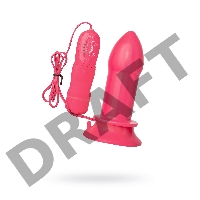 Анальная втулка TOYFA POPO Pleasure, TPR, розовая, 13 см