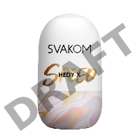 Набор мастурбаторов нереалистичных Svakom Hedy X5 Mixed (5 шт.), TPE, белый, 9 см