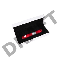 Вибратор клиторальный Qvibry 4Gb USB памяти, силикон, красный, 12 см