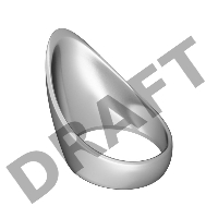 Эрекционное кольцо каплевидное малое TEARDROP COCKRING 