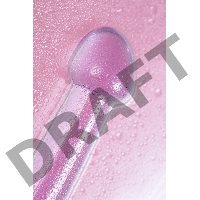Нереалистичный фаллоимитатор Jelly Dildo M Toyfa Basic, TPE, фиолетовый, 18 см