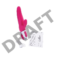 Нереалистичный вибратор Satisfyer Vibes Mr. Rabbit, силикон, красный, 22,1 см.