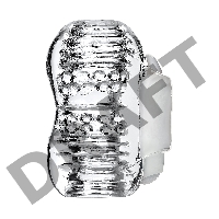 Мастурбатор нереалистичный Lingam by TOYFA  Khani, TPE, прозрачный, 9 см