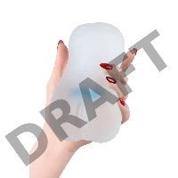 Мастурбатор реалистичный TOYFA Juicy Pussy Hot Crystal, TPE, 14,5 см