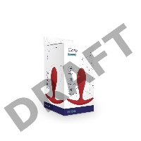 Анальная пробка Lito, цвет бордовый (CORE)