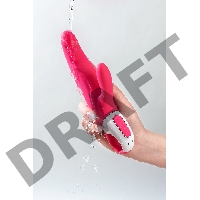 Нереалистичный вибратор Satisfyer Vibes Mr. Rabbit, силикон, красный, 22,1 см.