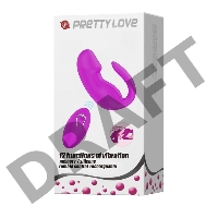 Baile PrettyLove Виброяйцо с пультом ДУ для пар с выделенной головкой