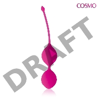 Ярко-розовые вагинальные шарики Cosmo
