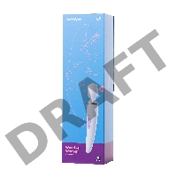 Нереалистичный вибратор Satisfyer Woman Wand, ABS пластик, белый, 34 см.