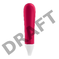 Ultra Power Bullet 1 Мощная вибропуля, красный