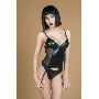 Корсаж с трусиками из материала wet look (My Shadow) (S/M)