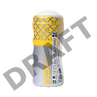 Мастурбатор нереалистичный MensMax Colors Frill Yellow, TPE, белый, 15 см