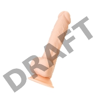 Фаллоимитатор RS Silicone Matthew M с уникальным материалом, телесный, 24,5 см