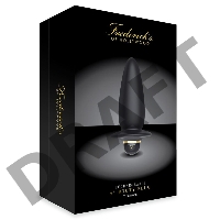 Черный анальный виброплаг Booty Plug