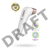 Вакуум-волновой бесконтактный стимулятор клитора Satisfyer 2 NG, ABS пластик, белый, 17 см.